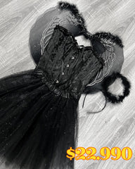 Disfraz Ángel Negro 2