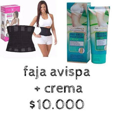 Pack Faja Avispa+ Crema Reductora - Beautyshopmc