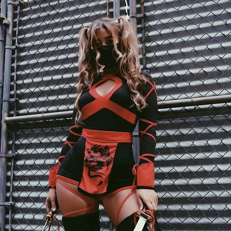 Disfraz Ninja Roja