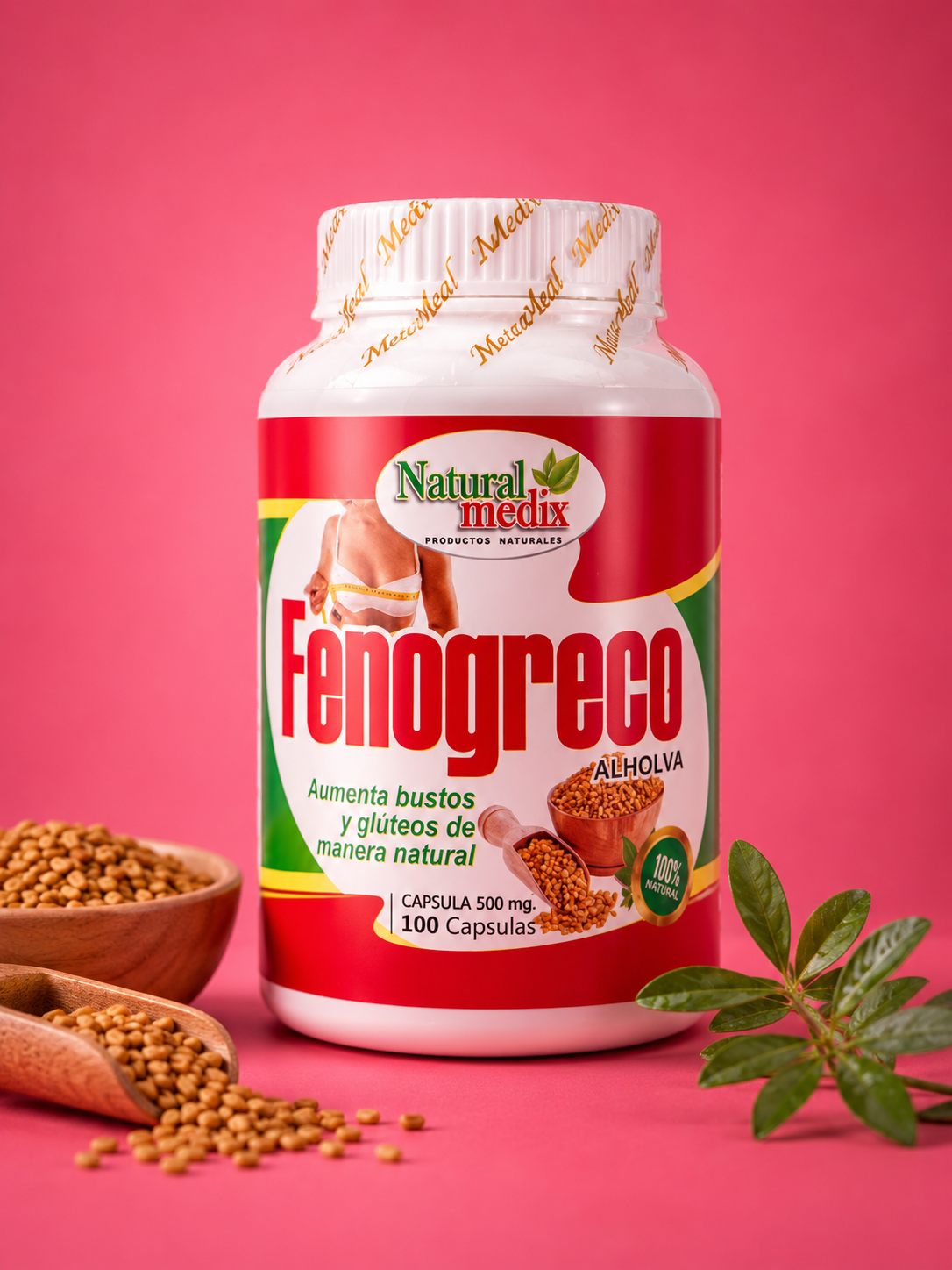 Fenogreco Natural Medix 500 mg | 100 Cápsulas