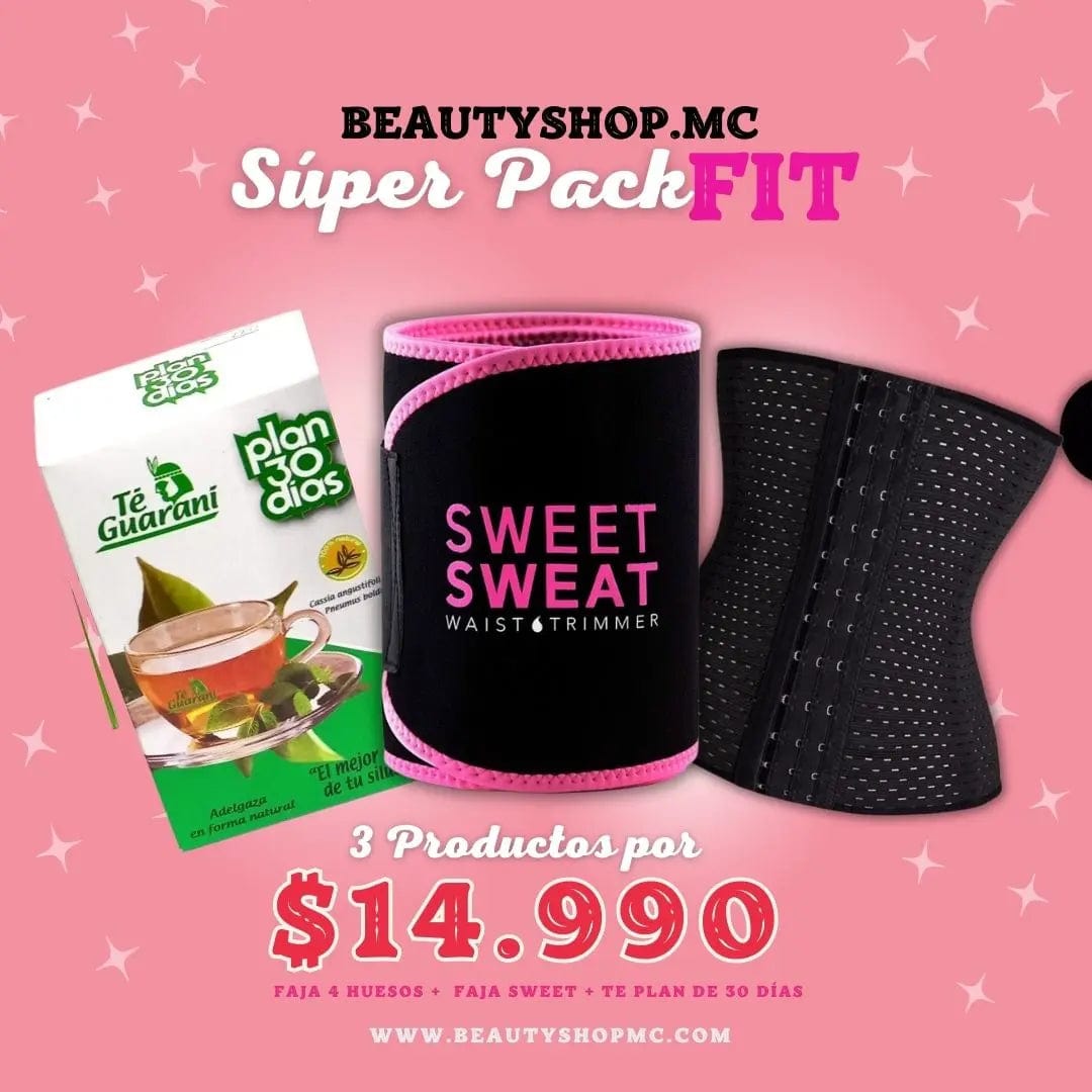 Pack Fit : 4 Huesos+ Sweet + Plan 30 Días - Beautyshopmc